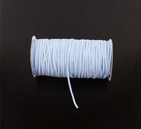 MERCERIE SI ACCESORII CROITORIE - Banda elastica premium alb negru