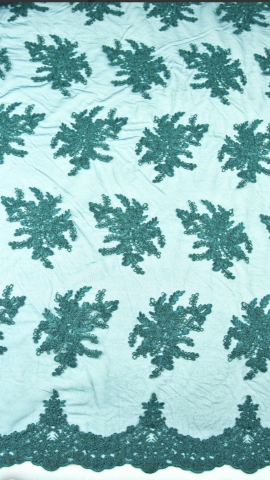 Materiale Textile Premium - Dantelă Brodată cu Bordură