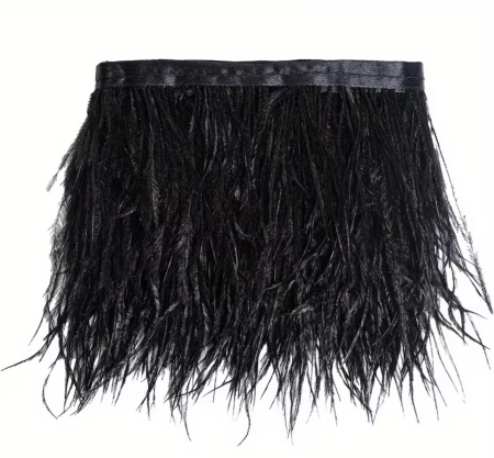 MERCERIE SI ACCESORII CROITORIE - pene-de-strut-pe-banda-ornament⁠