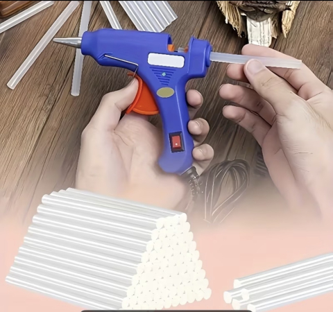 MERCERIE SI ACCESORII CROITORIE - Pistol de lipit cu silicon pentru proiecte artizanale