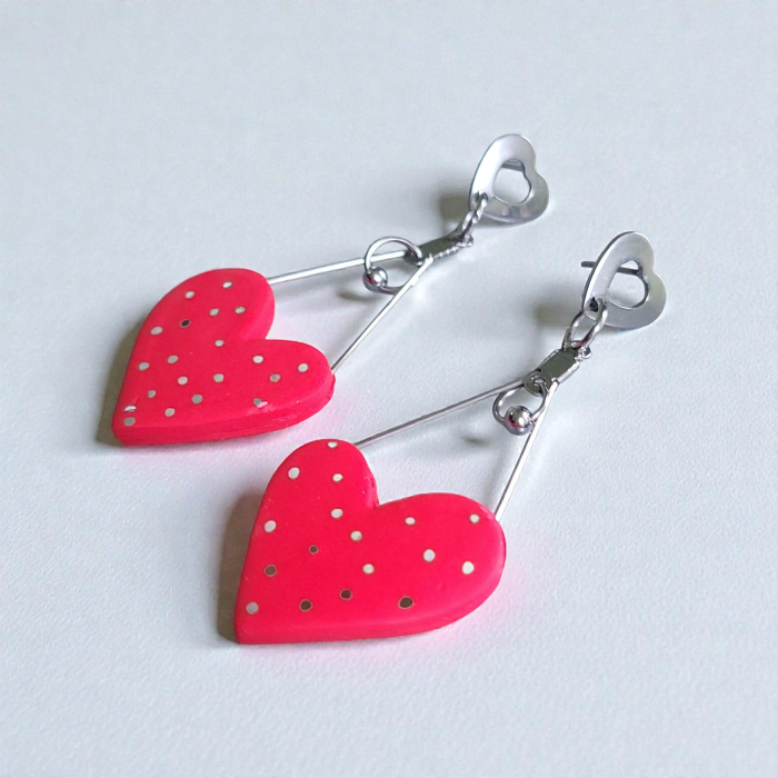 Cercei inimi rosii [2]