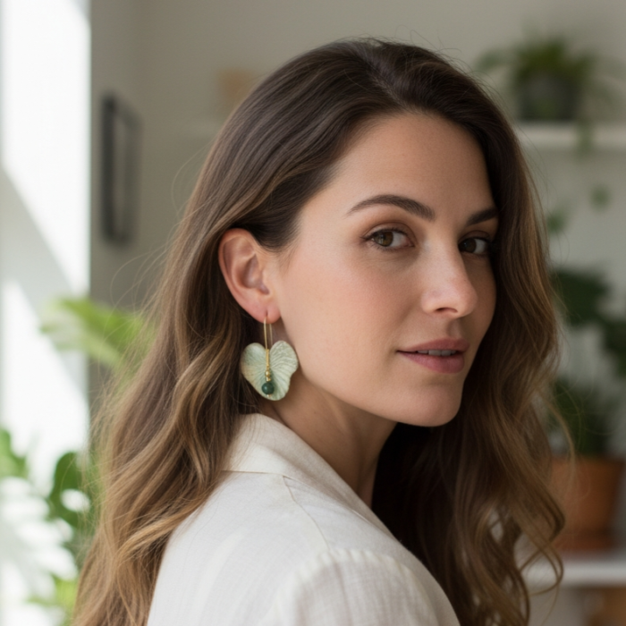 Val de Lumină – cercei cu piatră semiprețioasă zoizit [3]