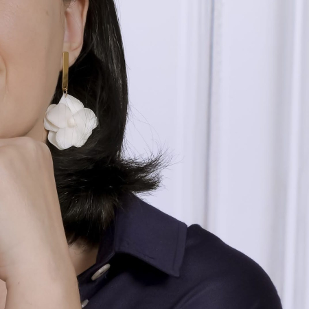 Cercei Flori - Cercei Flori Albe