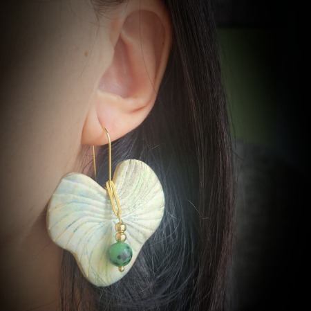 Val de Lumină – cercei cu piatră semiprețioasă zoizit [1]