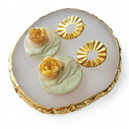 Cercei Chipuri - Chip înflorit