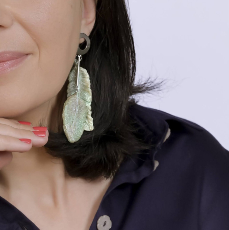 Cercei Pene - Pene de smarald