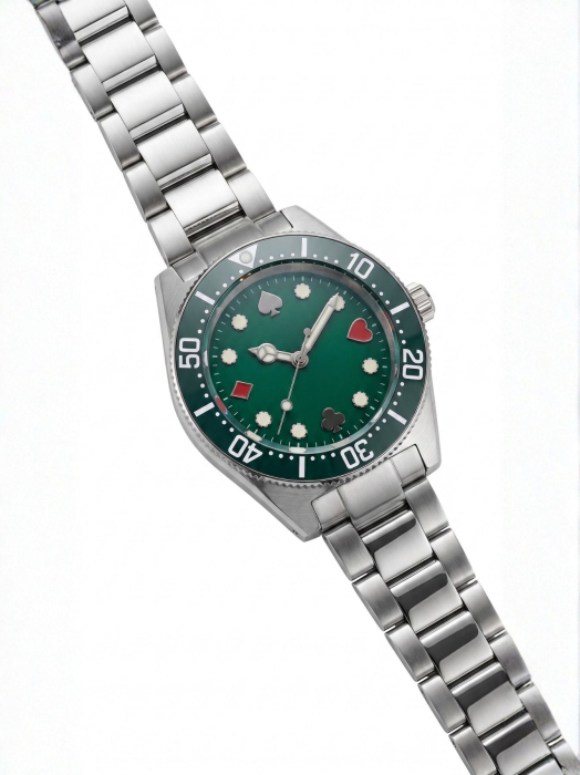 Poker Green Diver Custom NH35 40mm [2]