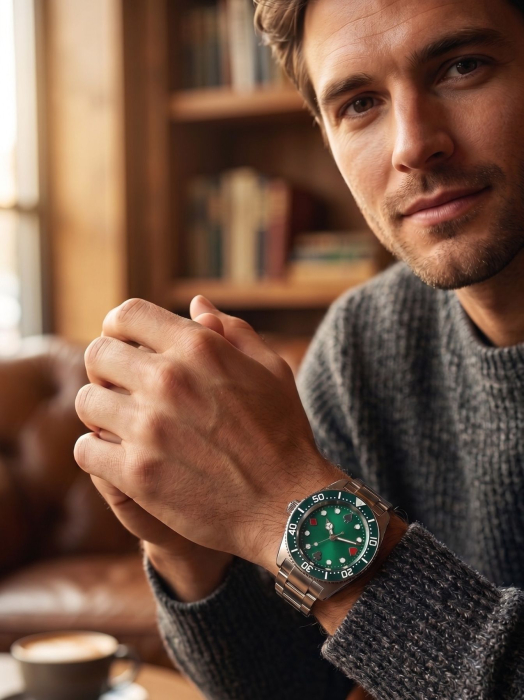 Poker Green Diver Custom NH35 40mm [6]