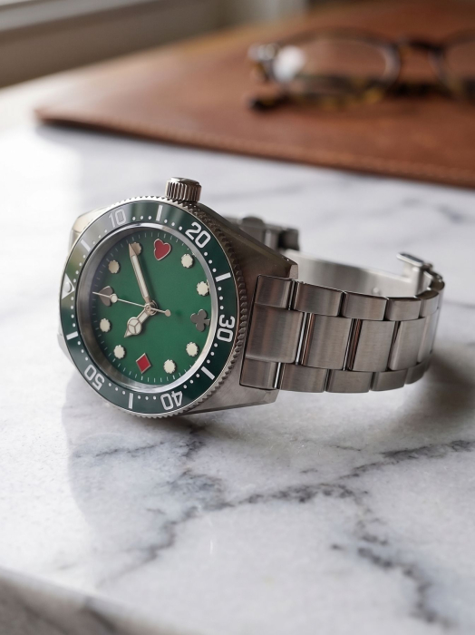Poker Green Diver Custom NH35 40mm [5]