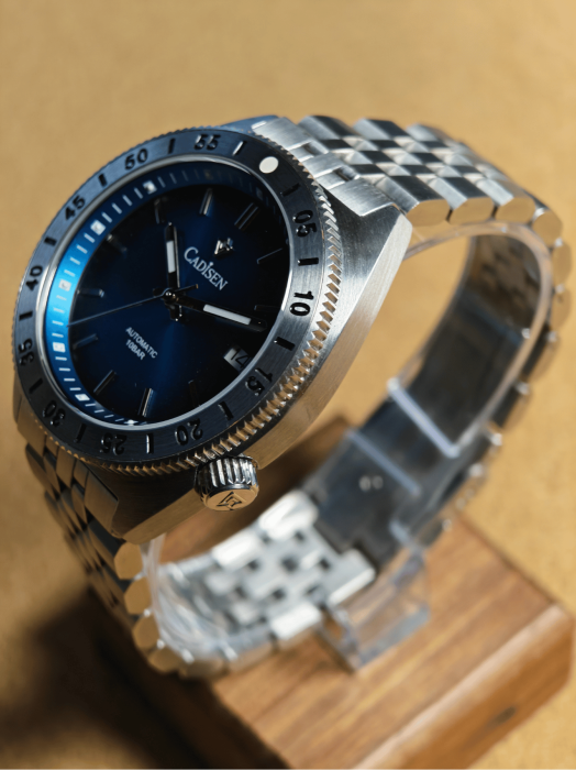 Cadisen Retro Diver Blue NH35 Second Life Full Box [9]