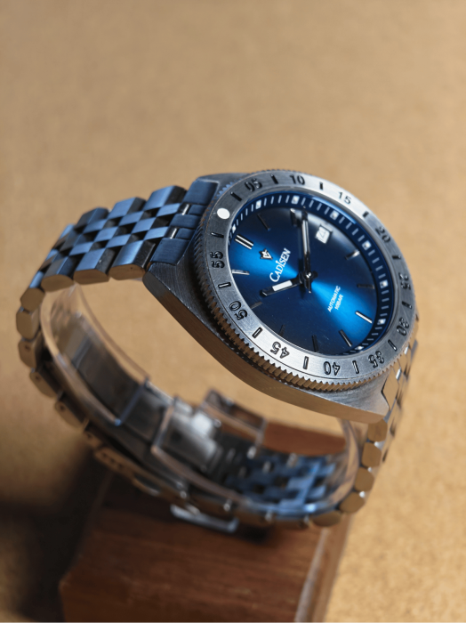 Cadisen Retro Diver Blue NH35 Second Life Full Box [4]
