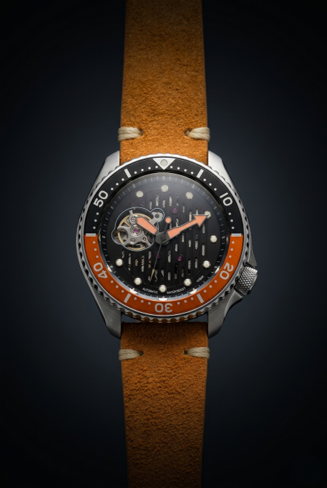 Orange Black Skeleton NH70 Open Heart [2]