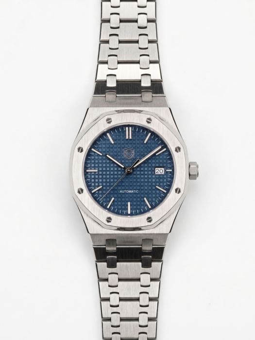 Blue Waffle Steel Custom Homage NH35 41mm [2]