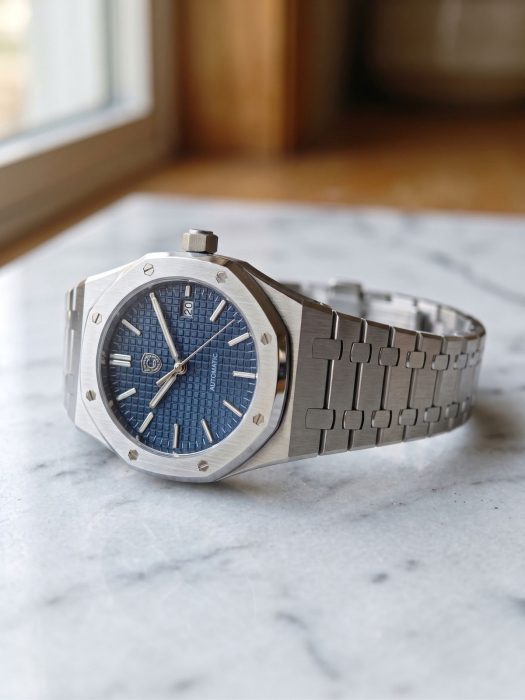 Blue Waffle Steel Custom Homage NH35 41mm [4]