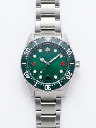 Divers - Poker Green Diver Custom NH35 40mm