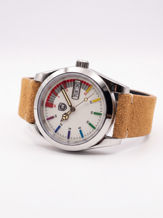 White Rainbow Suede Automatic 36mm [1]