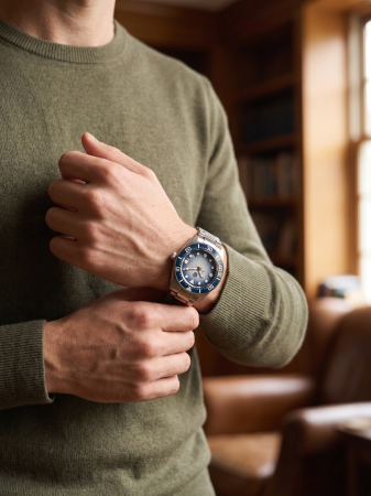 Glacier Blue Diver Custom NH35 40mm [5]