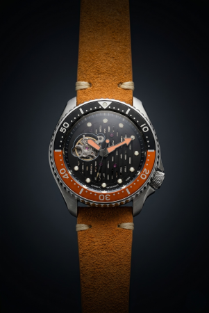 Orange Black Skeleton NH70 Open Heart [1]