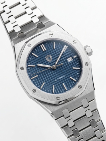 Cronometric - Homages - Blue Waffle Steel Custom Homage NH35 41mm