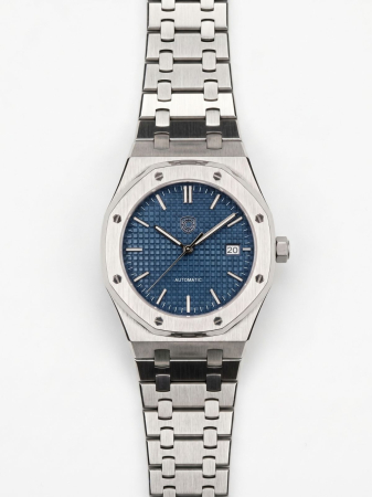 Blue Waffle Steel Custom Homage NH35 41mm [1]