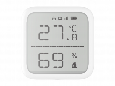 Securitate - Detector de temperatură wireless Hikvision DS-PDTPH-E-WE