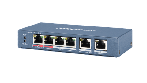 Switch si POE - DS-3E0106HP-E Switch PoE (4 PoE + 2Uplink)