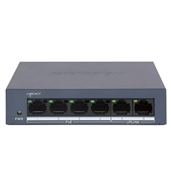 IT - Switch PoE Hikvision 4 porturi pentru CCTV
