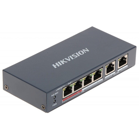 Switch si POE - DS-3E0106P-E/M Switch PoE (4 PoE + 2Uplink)