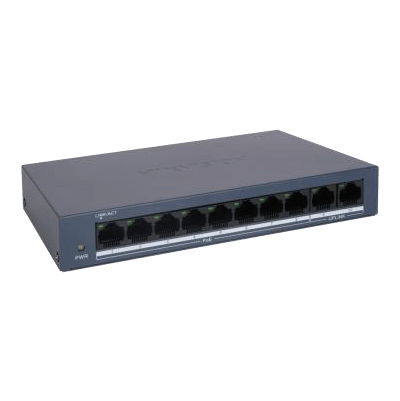 IT - Switch PoE Hikvision 8 porturi pentru camere IP