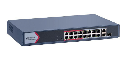 Switch si POE - Switch PoE Hikvision 16 porturi pentru CCTV