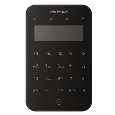 Securitate - Tastatură LED wireless, neagră Hikvision DS-PK1-LT-WE