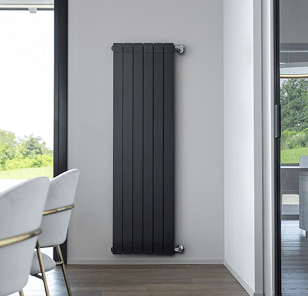 Calorifer aluminiu Fondital Garda S90 Aleternum 1800, vertical, 4 elementi, negru [4]