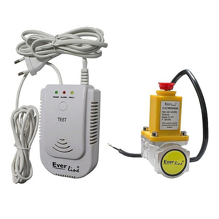 Detector gaz cu electrovana 3/4" [1]