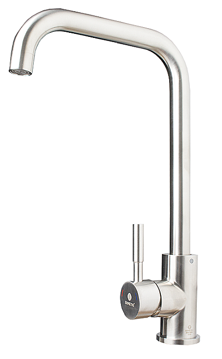 Baterie bucatarie inox teava 90° [1]