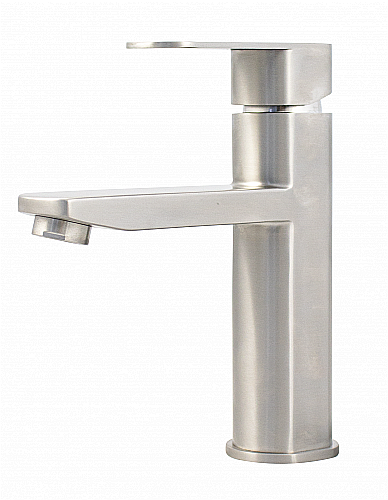 Baterie lavoar INOX pipa scurta, Ermetiq [1]