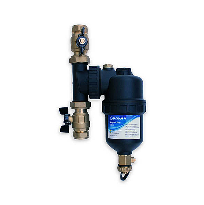 Filtru anti-magnetita Salus MD34S cu robineti 3/4'' [2]
