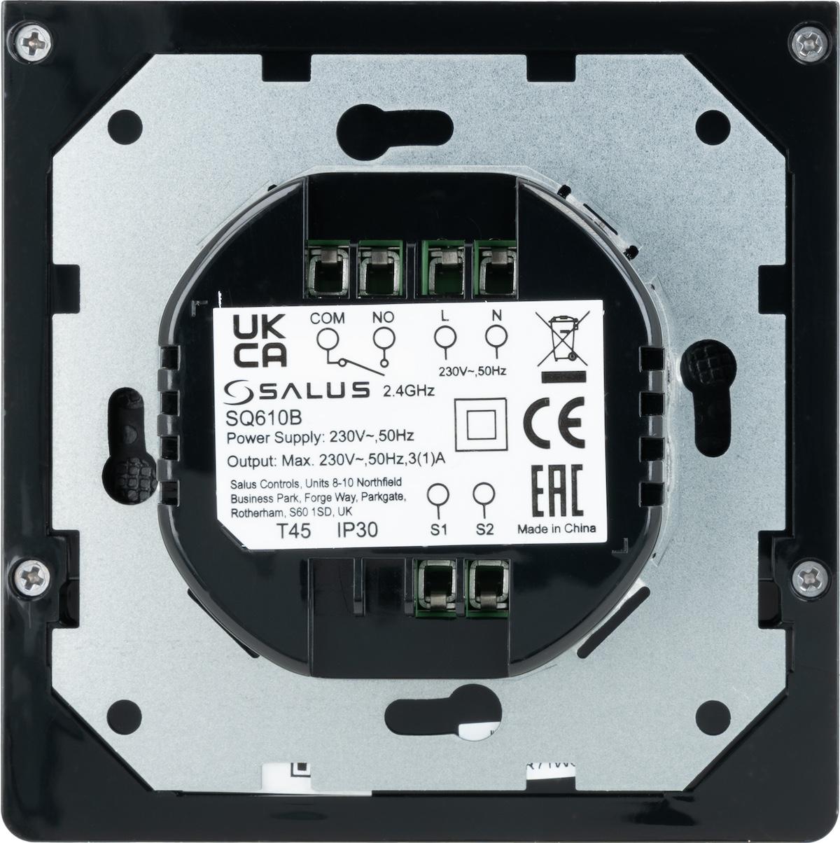 Termostat Salus Quantum SQ610B Negru pentru sistemul IT600 Negru [5]