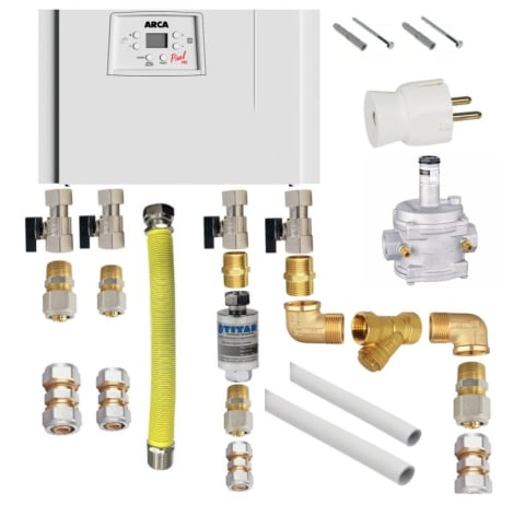 ACCESORII PENTRU MONTAJ - KIT MONTAJ PENTRU CENTRALA TERMICA COMPLET PENTRU PEX-AL / MULTISTRAT