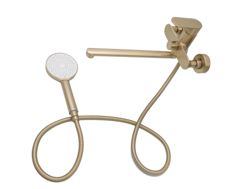 SANITARE - Baterie cada cu dus MOON GOLD