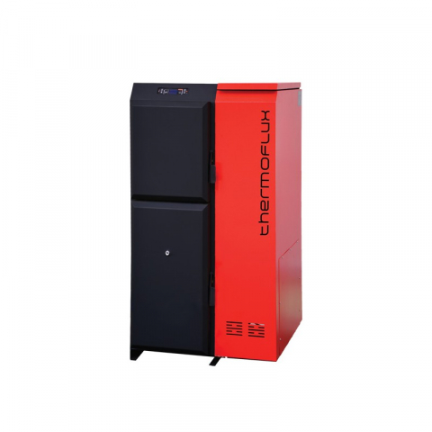 CAZANE COMBUSTIBIL SOLID - Cazan mixt pe peleti si lemn THERMOFLUX Pelling 35 - 35 kW