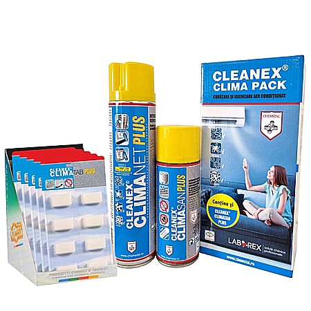 ACCESORII MONTAJ ECHIPAMENTE - CLEANEX CLIMA PACK PLUS - Curatare si igienizare aer conditionat
