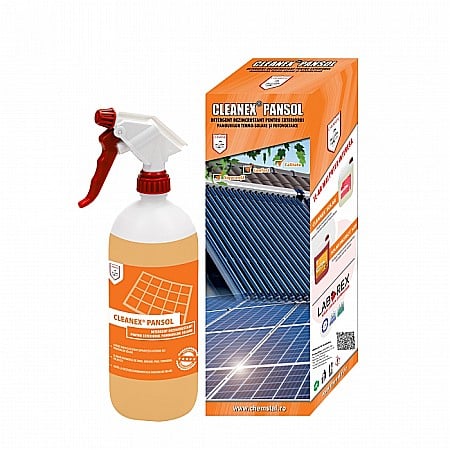 ACCESORII MONTAJ ECHIPAMENTE - CLEANEX PANSOL - Detergent dezincrustant pentru exteriorul panourilor solare, 1kg/flacon