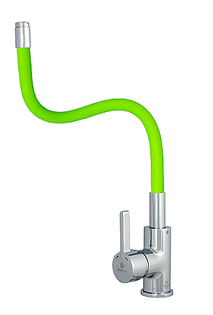 Baterie bucatarie pipa flexibila VERDE [2]