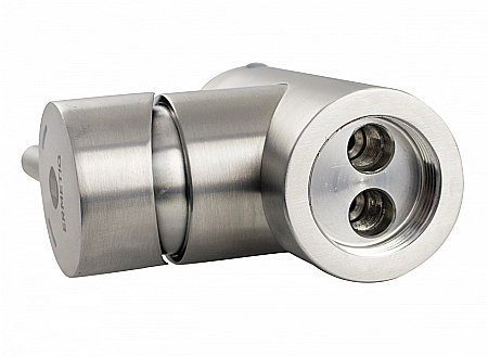 Baterie bucatarie INOX pipa flexibila ROSU, Ermetiq [1]