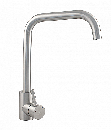 SANITARE - Baterie bucatarie INOX teava 90*, Ermetiq