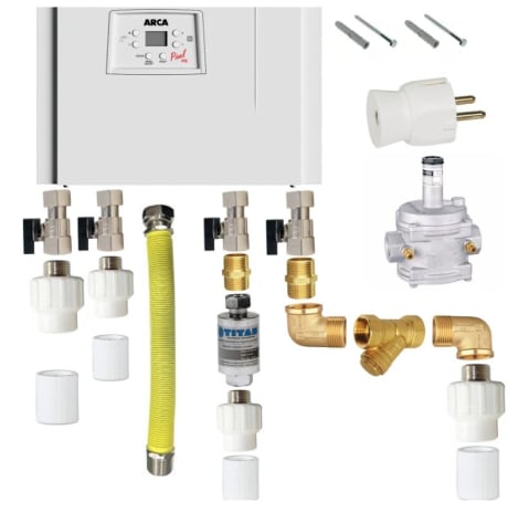 ACCESORII PENTRU MONTAJ - KIT MONTAJ PENTRU CENTRALA TERMICA COMPLET PENTRU PPR