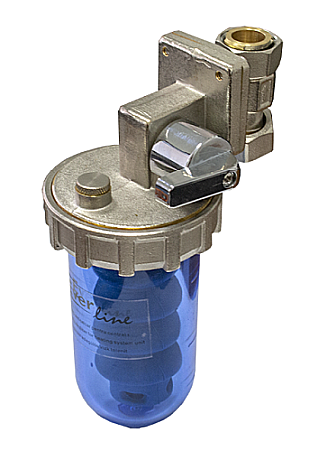 ACCESORII MONTAJ ECHIPAMENTE - Filtru anticalcar pentru centrala, vertical 1/2"