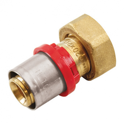 FITINGURI - Racord presare cu olandez, 1650 Tiemme, D 16.2 mm x 1/2"