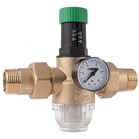 RECIRCULARE SI FILTRARE APA - Reductor presiune apa Herz DN 15, racord 1/2″, presiune maxima 16 bar