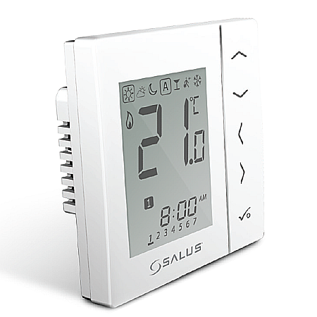 AUTOMATIZARI - Salus VS10WRF TERMOSTAT ALB WIRELESS CU MONTAJ IN DOZA